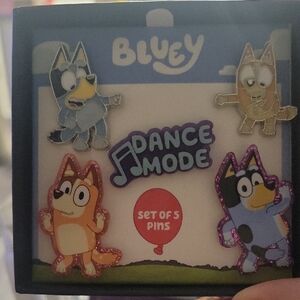 Bluey Dance Mode Pin Set for Kids